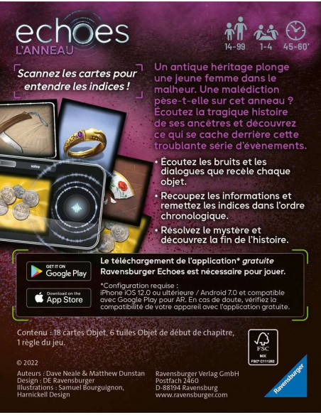 Ravensburger - echoes l'anneau