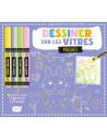 Dessiner sur les vitres - paques