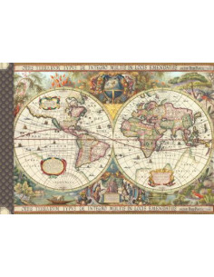 Cahier illustre - mappemonde