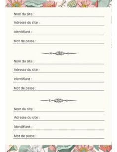 CARNET MOTS DE PASSE - LES ILES 2