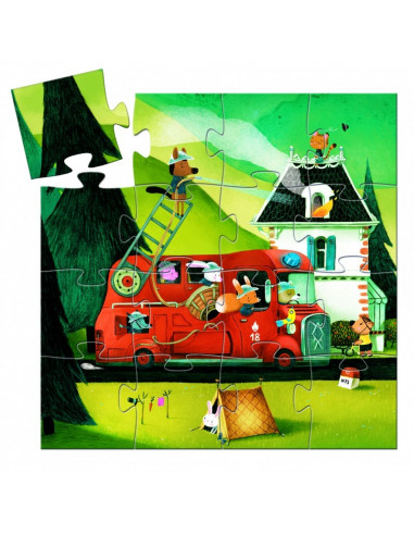 Le camion de pompier - 16 pcs