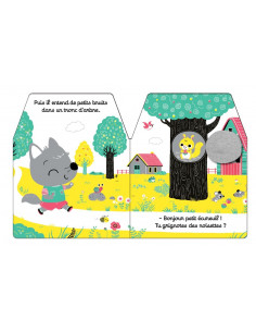 Bebe loup cache-cache nature 2