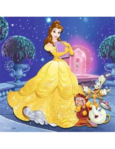 Ravensburger - Puzzles 3x49 p - Aventure des princesses - Disney Princesses