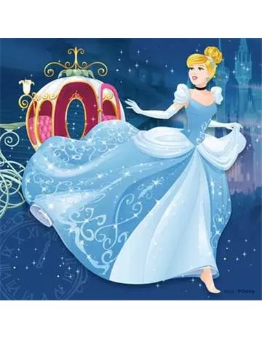 Ravensburger - Puzzles 3x49 p - Aventure des princesses - Disney Princesses