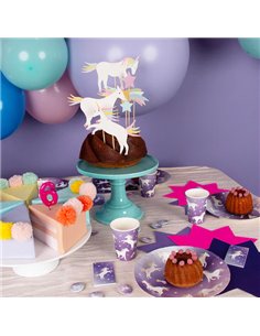 8 GOBELETS LICORNES FANTASTIQUES - MY LITTLE DAY 2