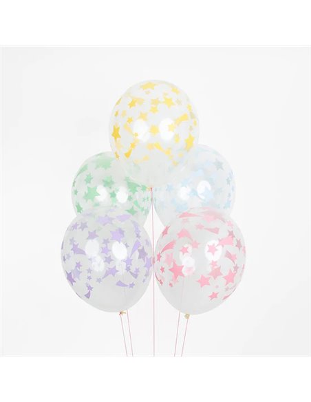 5 BALLONS TATOUES - LICORNES FANTASTIQUES - MY LITTLE DAY