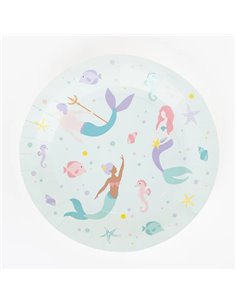 8 ASSIETTES SIRENES - MY LITTLE DAY