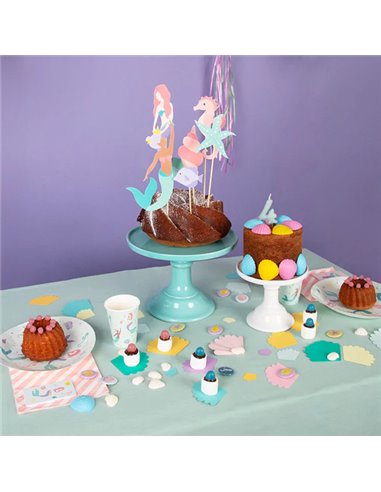 8 GOBELETS SIRENES - MY LITTLE DAY
