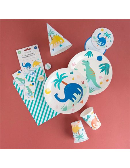 8 CHAPEAUX POINTUS DINO JURASSIC - MY LITTLE DAY