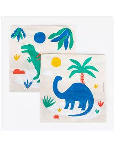 20 SERVIETTES DINOS JURASSIC - MY LITTLE DAY