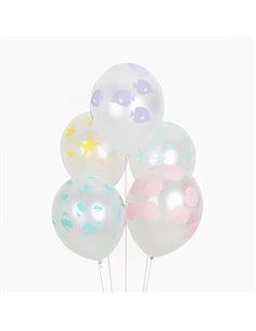 5 BALLONS TATOUES SIRENES - MY LITTLE DAY