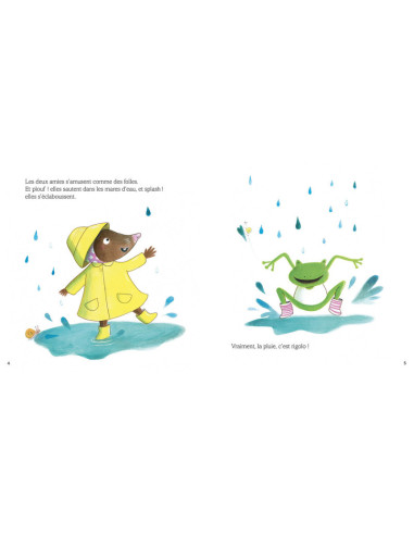 PETITE TAUPE  TOMBE LA PLUIE