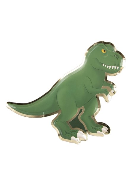 ASSIETTES DINO 23CM X8