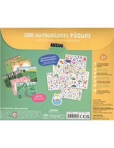 200 autocollants Pâques 2