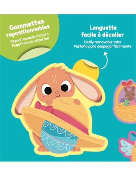 Ma pochette de gommettes : Pâques