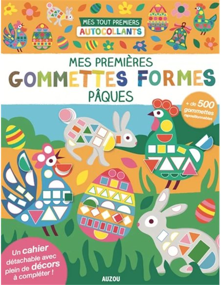 Mes premières gommettes formes Pâques - Auzou