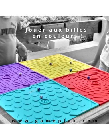 Plaque de billes Game Plak' Bubble turquoise