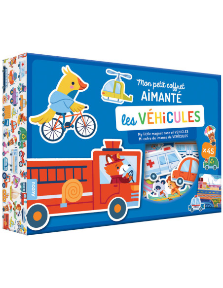 Mon petit coffret aimanté - les véhicules