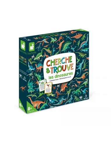 CHERCHE ET TROUVE LES DINOSAURES - JANOD