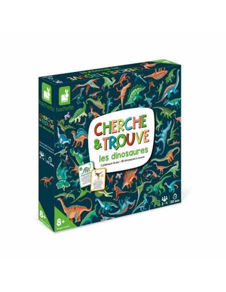 CHERCHE ET TROUVE LES DINOSAURES - JANOD