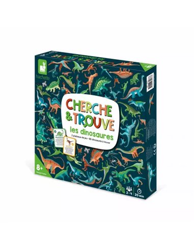 CHERCHE ET TROUVE LES DINOSAURES - JANOD