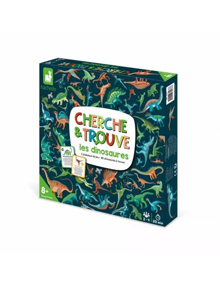CHERCHE ET TROUVE LES DINOSAURES - JANOD