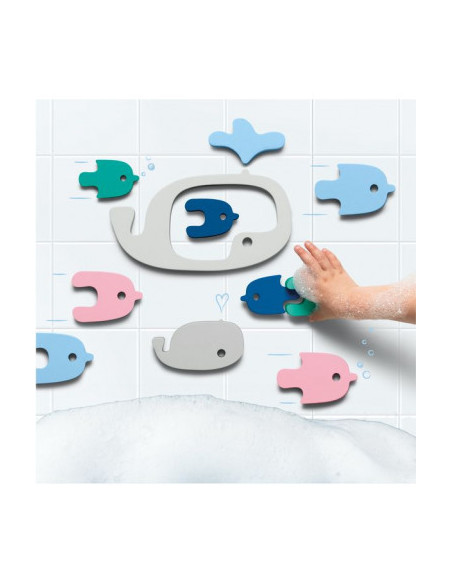 Quut - puzzle de bain - baleine
