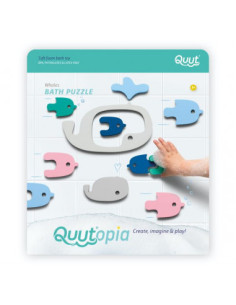 Quut - puzzle de bain - baleine