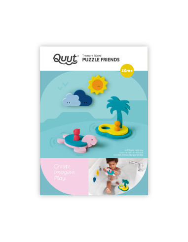 Quut - puzzle de bain - l'ile au tresor