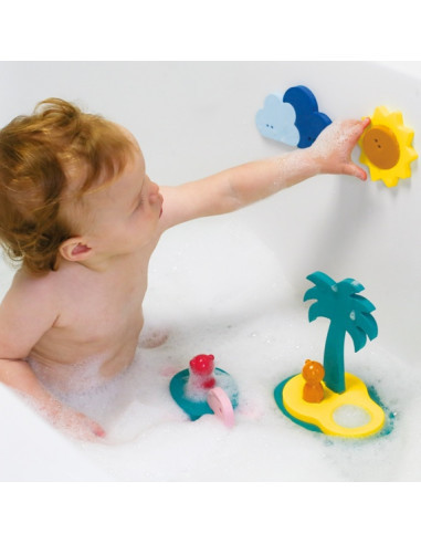 Quut - puzzle de bain - l'ile au tresor