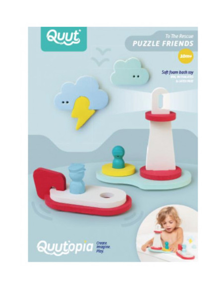 Quut - puzzle de bain - a la rescousse !