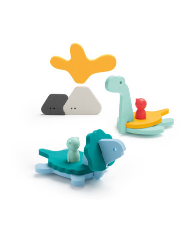 Quut - puzzle de bain - le monde des dinos
