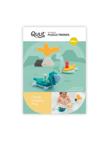 Quut - puzzle de bain - le monde des dinos
