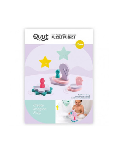 Quut - puzzle de bain - la mare enchantee
