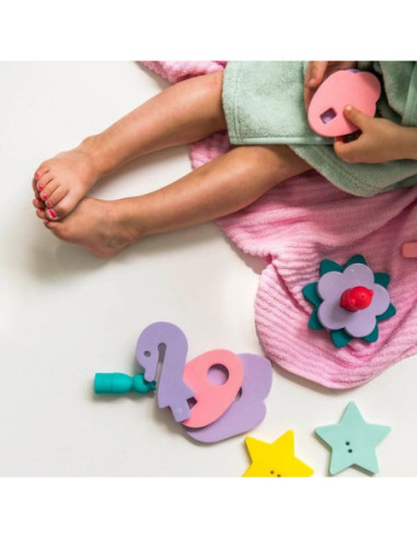 Quut - puzzle de bain - la mare enchantee