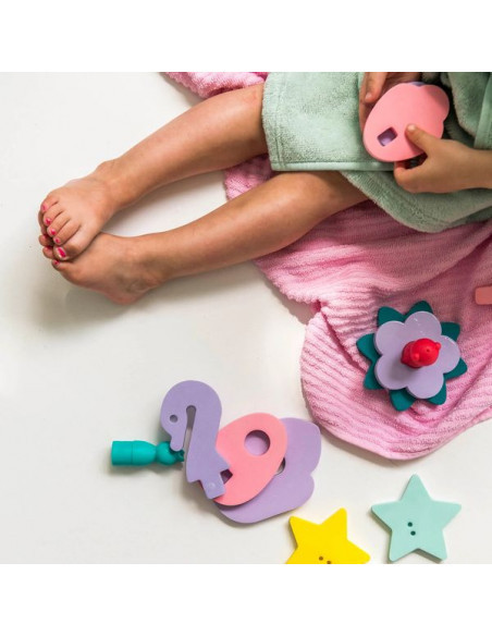 Quut - puzzle de bain - la mare enchantee
