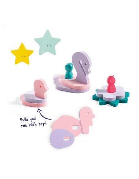 Quut - puzzle de bain - la mare enchantee