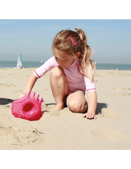 Quut - jouet de plage - triplet cerise
