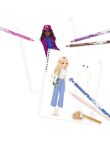 TOPMODEL ALBUM A COLORIER CREATE YOUR TOPMODEL