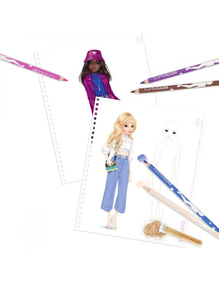 TOPMODEL ALBUM A COLORIER CREATE YOUR TOPMODEL
