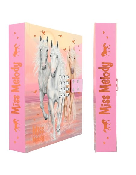 Miss Melody Journal intime sonore avec code motif 2 SUNDOWN