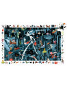 Puzzle observation -  night city - 200 pieces - djeco