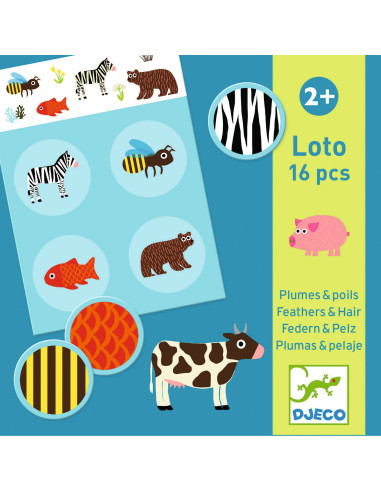 Loto plumes et poils - djeco