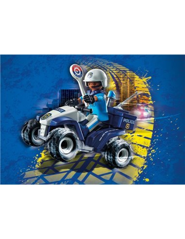 PLAYMOBIL - POLICIER ET QUAD 71092