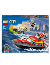 Le bateau de sauvetage des pompiers - LEGO® City - 60373