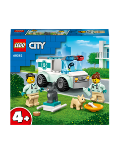 L'intervention du véhicule vétérinaire - LEGO® City - 60382