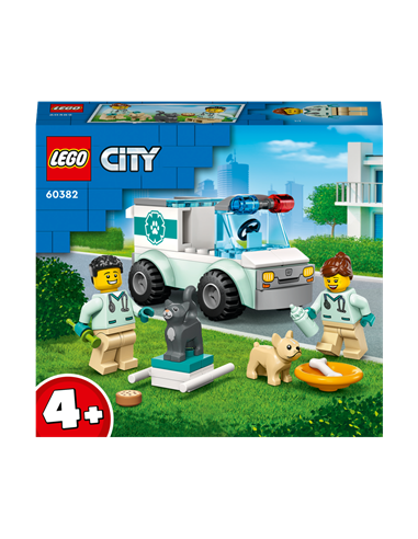 L'intervention du véhicule vétérinaire - LEGO® City - 60382