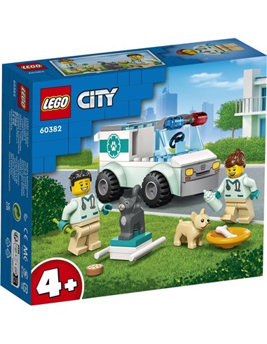 L'intervention du véhicule vétérinaire - LEGO® City - 60382