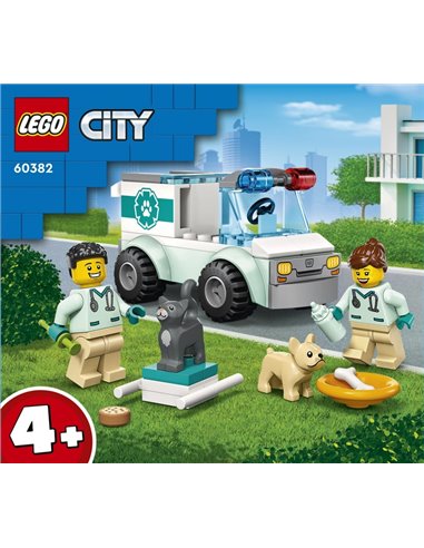 L'intervention du véhicule vétérinaire - LEGO® City - 60382