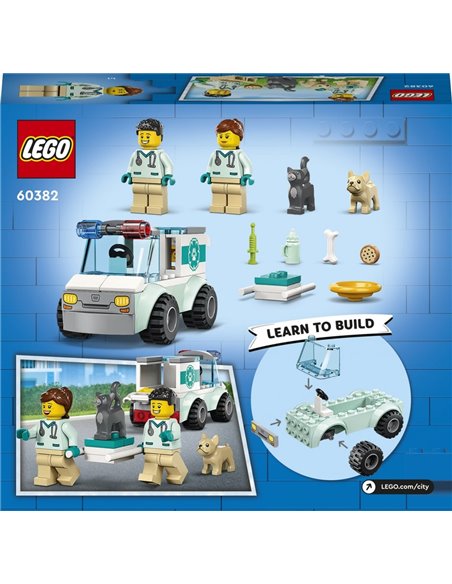 L'intervention du véhicule vétérinaire - LEGO® City - 60382